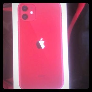 Apple iPhone 11 in red and black. 64gb.